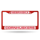 Cool License Plate Frames Nebraska Laser Chrome Frame