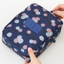 Neceser Zipper new Man Women Makeup bag Cosmetic bag beauty Case Make Up Organizer Toiletry bag kits Storage Travel Wash pouch-Navy sunflower-JadeMoghul Inc.