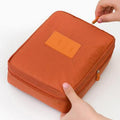 Neceser Zipper new Man Women Makeup bag Cosmetic bag beauty Case Make Up Organizer Toiletry bag kits Storage Travel Wash pouch-Orange-JadeMoghul Inc.