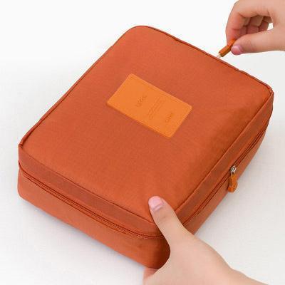 Neceser Zipper new Man Women Makeup bag Cosmetic bag beauty Case Make Up Organizer Toiletry bag kits Storage Travel Wash pouch-Orange-JadeMoghul Inc.