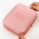 Neceser Zipper new Man Women Makeup bag Cosmetic bag beauty Case Make Up Organizer Toiletry bag kits Storage Travel Wash pouch-Wave point pink-JadeMoghul Inc.