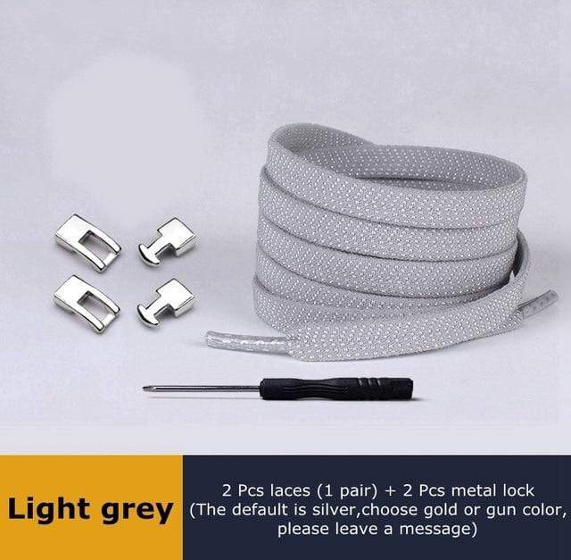 New 1 Second Quick Elastic Shoelaces Flat Shoe laces No Tie Cross Buckle Lock Shoelace Kids Adult Leisure Sneakers Lazy laces JadeMoghul Inc. 