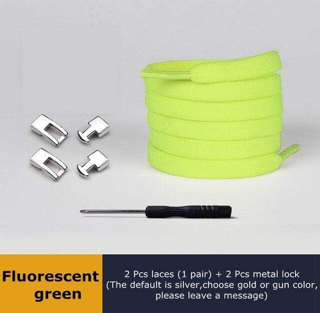 New 1 Second Quick Elastic Shoelaces Flat Shoe laces No Tie Cross Buckle Lock Shoelace Kids Adult Leisure Sneakers Lazy laces JadeMoghul Inc. 