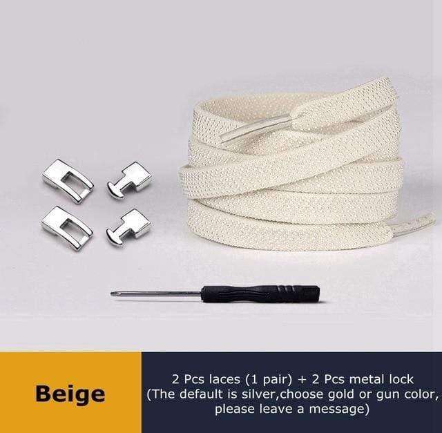 New 1 Second Quick Elastic Shoelaces Flat Shoe laces No Tie Cross Buckle Lock Shoelace Kids Adult Leisure Sneakers Lazy laces JadeMoghul Inc. 