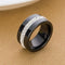 New 10MM Black and White 2 Row Crystal Ceramic Ring Women Engagement Promise Wedding Band Gifts For Women-6-Black-JadeMoghul Inc.
