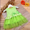 New 2014 girls princess dress/Multi-colored lace tutu dress/Elegant girl dress with bowknot/Summer hot sale-Green-0-3 months-JadeMoghul Inc.