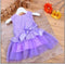 New 2014 girls princess dress/Multi-colored lace tutu dress/Elegant girl dress with bowknot/Summer hot sale-Lavender-0-3 months-JadeMoghul Inc.