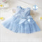 New 2014 girls princess dress/Multi-colored lace tutu dress/Elegant girl dress with bowknot/Summer hot sale-White-0-3 months-JadeMoghul Inc.
