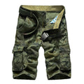New 2016 brand men's casual camouflage loose cargo shorts men large size multi-pocket military short pants overalls 30-40 42 44-army-29-JadeMoghul Inc.