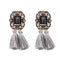 New 2017 fashion jewelry hot sale women crysta vintage tassel statement bib stud Earrings for women jewelry Factory Price-gray-JadeMoghul Inc.