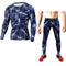 New 2017 Fitness Men Sets Camouflage Compression Shirts + Leggings Base Layer Crossfit Brand Long Sleeve T Shirt Clothing-TK107-S-JadeMoghul Inc.