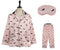 New 2017 Pajama Sets Women Dachshund Print 3 Pieces Set Long Sleeve Top + Pants Elastic Waist + Blinder Loose Homewear S74407-Pink-S-JadeMoghul Inc.