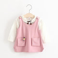 New 2017 Spring Baby Girl Cotton Dresses Sleeveless Beautiful Flower Baby Kids Clothing Free Shipping-see photo 3-9M-JadeMoghul Inc.