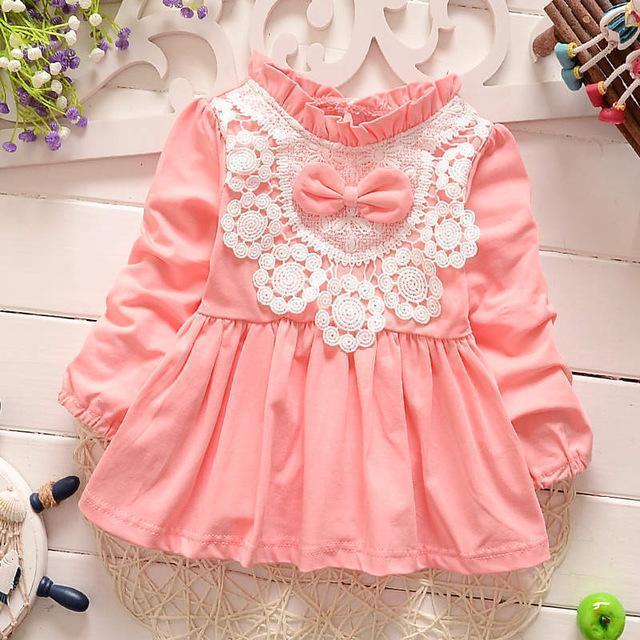 New 2017 Spring Baby Girl Cotton Dresses Sleeveless Beautiful Flower Baby Kids Clothing Free Shipping-see photo 8-9M-JadeMoghul Inc.