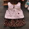New 2017 Spring Baby Girl Cotton Dresses Sleeveless Beautiful Flower Baby Kids Clothing Free Shipping-skirt with top 2-9M-JadeMoghul Inc.