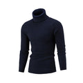 NEW 2018 Winter Mens Fashion Sweaters and Pullovers Men Brand Sweater Male Outerwear Jumper Knitted Turtleneck Sweaters M-XXL-Navy-M-JadeMoghul Inc.