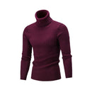 NEW 2018 Winter Mens Fashion Sweaters and Pullovers Men Brand Sweater Male Outerwear Jumper Knitted Turtleneck Sweaters M-XXL-Red-M-JadeMoghul Inc.