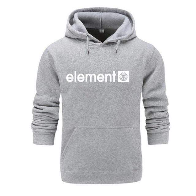 New 2019 Autumn Winter Brand Mens Hoodies Sweatshirts Men High Quality ELEMENT Letter Printing Long Sleeve Fashion Mens Hoodies AExp