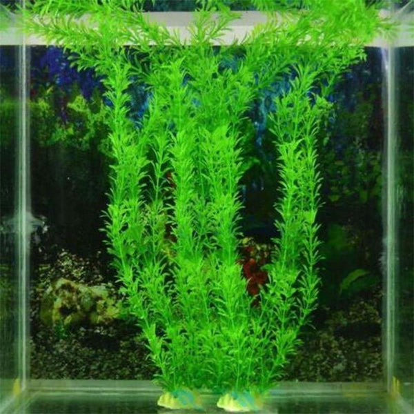 New 37CM artificial underwater plants aquarium fish tank decoration green purple water grass viewing decorations AExp