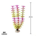 New 37CM artificial underwater plants aquarium fish tank decoration green purple water grass viewing decorations AExp