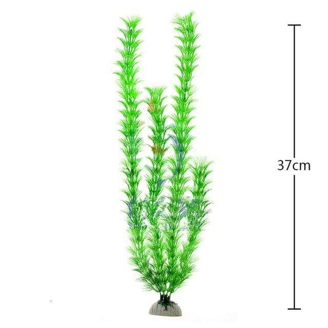 New 37CM artificial underwater plants aquarium fish tank decoration green purple water grass viewing decorations AExp