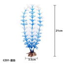 New 37CM artificial underwater plants aquarium fish tank decoration green purple water grass viewing decorations AExp