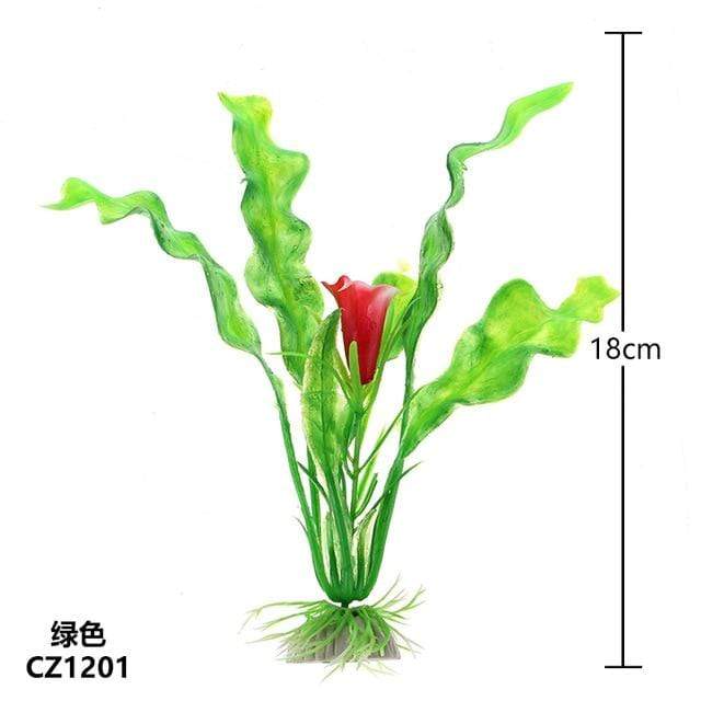 New 37CM artificial underwater plants aquarium fish tank decoration green purple water grass viewing decorations AExp