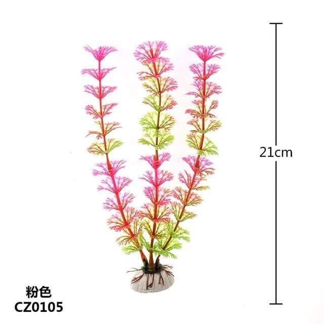 New 37CM artificial underwater plants aquarium fish tank decoration green purple water grass viewing decorations AExp