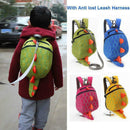 New 3D Cartoon Dinosaur Bag Baby Toddler Anti lost Leash Harness Strap Walker Kids Lunch Box Kindergarten Schoolbag Backpack-Blue-JadeMoghul Inc.