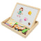 New Arrival Drawing Writing Board Magnetic Board Puzzle Double Easel Kid Wooden Toy Gift Children Intelligence Development Toy-White-JadeMoghul Inc.