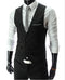 New Arrival Dress Vests For Men - Slim Fit Mens Suit Vest-black-M-JadeMoghul Inc.