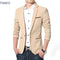 New Arrival Luxury Men Blazer / Slim Fit Men Suit Jacket-Navy-M-JadeMoghul Inc.