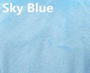New Arrival Luxury Silk Flannel Winter Spa Bathrobe-Sky Blue-S-JadeMoghul Inc.
