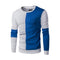 New Arrival Spring Hoodie Sweatshirt - Men Fashion Cotton Hoodie-Blue White-M-JadeMoghul Inc.