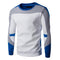New Arrival Spring Hoodie Sweatshirt - Men Fashion Cotton Hoodie-White Blue-M-JadeMoghul Inc.