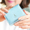 New arrival wallets Fashion women wallets multi-function High quality small wallet purse short design three fold freeshipping-light blue-JadeMoghul Inc.