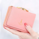 New arrival wallets Fashion women wallets multi-function High quality small wallet purse short design three fold freeshipping-Pink-JadeMoghul Inc.