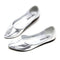New Arrival Women's Loafers - Flat Heel Shoes Boat Shoes Casual-Silver-4-JadeMoghul Inc.