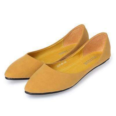 New Arrival Women's Loafers - Flat Heel Shoes Boat Shoes Casual-yellow-4-JadeMoghul Inc.