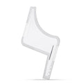 New Arrivals Men Beard Shaping Styling Template Comb Transparent Men's Beards Combs Beauty Tool for Hair Beard Trim Templates AExp