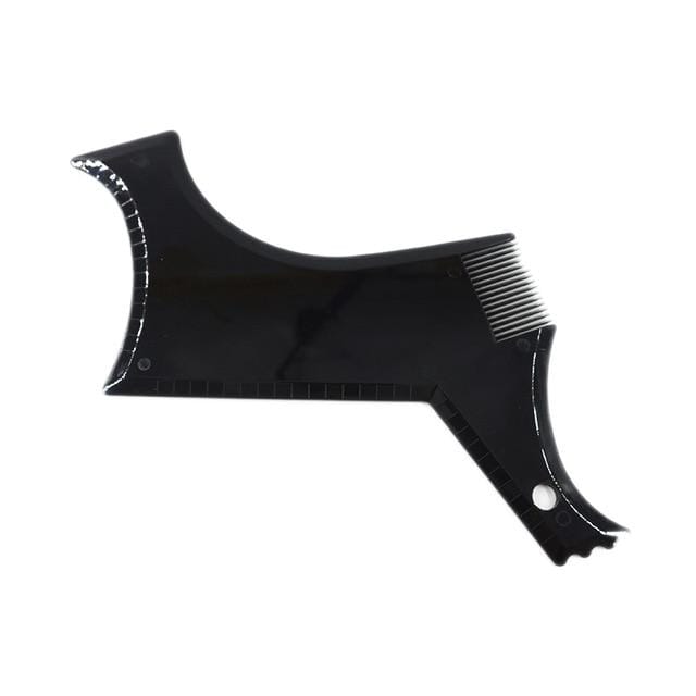 New Arrivals Men Beard Shaping Styling Template Comb Transparent Men's Beards Combs Beauty Tool for Hair Beard Trim Templates AExp