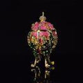 New arrive home decor Fashion Valuable Metal religious mascot Collection Faberge egg for home decor-Pink-JadeMoghul Inc.