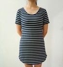 New Arrive Striped Dress Woman - Brief Dress Women-Dark blue-S-JadeMoghul Inc.