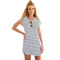 New Arrive Striped Dress Woman - Brief Dress Women-White-S-JadeMoghul Inc.