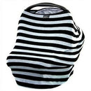 New Baby Car Seat Cover Toddler Canpony Nursing Cover Multi-Use Stretehy Infinity Scarf Breastfeeding Shipping Car Chair Cover-Black and Grey-China-JadeMoghul Inc.