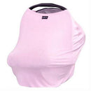 New Baby Car Seat Cover Toddler Canpony Nursing Cover Multi-Use Stretehy Infinity Scarf Breastfeeding Shipping Car Chair Cover-Pink-China-JadeMoghul Inc.