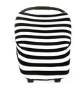 New Baby Car Seat Cover Toddler Canpony Nursing Cover Multi-Use Stretehy Infinity Scarf Breastfeeding Shipping Car Chair Cover-White and Black-China-JadeMoghul Inc.