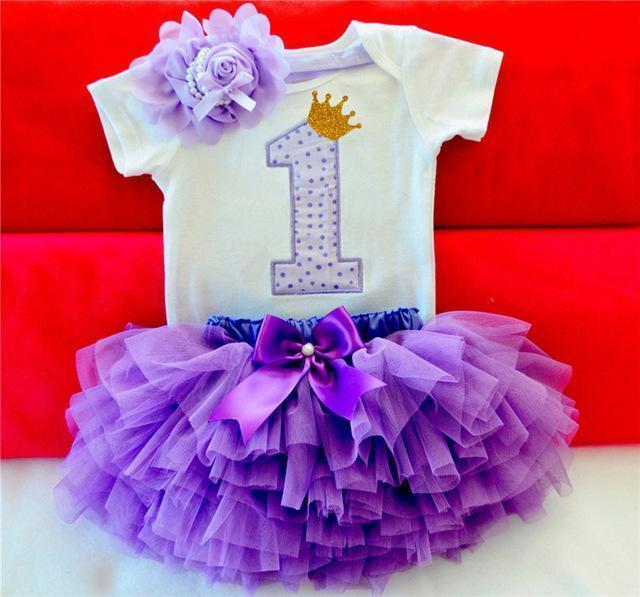 New Baby Girl Clothing Summer Sequin Bow Tutu Newborn Dress (Tops+Headband+Dress) 3pcs Clothes Bebe First Birthday Elsa Costumes-As Picture 7-12M-JadeMoghul Inc.