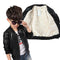 New Baby Leather Boy Jacket Fleece Jacket Boys Coats Manteau Garcon Kids Jacket 6CT106-black fleece-2T-JadeMoghul Inc.