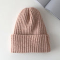 New Candy Colors Winter Hat Women Knitted Hat Warm Soft Trendy Hat Kpop Style Wool Beanie Elegant All-match Hat AExp